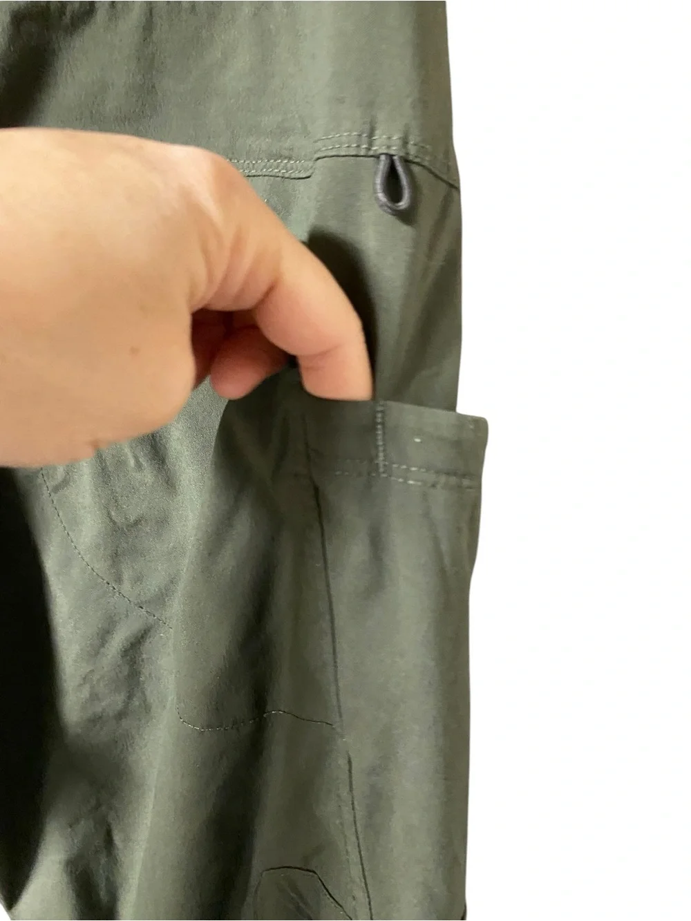 Prana Kanab Ripstop hiking climbing army green pants camping outdoors active - Picture 14 of 15